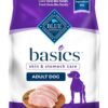 Blue Buffalo Basics Adult Dry Dog Food, Skin & Stomach Care, Limited Ingredient Diet for Dogs, Turkey Recipe, 24-lb. Bag