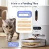 Automatic Cat Feeder, Smart Scale Tracks Pet's Food Intake, App Remote Feeding, 3.6L Timed Food Dispenser for Cats and Dogs, Up to 10 Meals Per Day, Stainless Steel Bowl, Dual Power Supply - Image 2