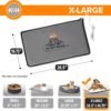 K&H Pet Products Pet Bed Warmer, Turn Any Pet Bed Into a Heated Cat or Dog Bed, Waterproof Indoor Heated Warming Pad Insert, Automatic Temperature, Safety Listed - Extra-Large 26.5 X 16.75in Gray