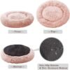 MFOX Calming Dog Bed (L/XL/XXL/XXXL) for Medium and Large Dogs Comfortable Pet Bed Faux Fur Donut Cuddler Up to 25/35/55/100lbs - Image 4