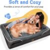 Washable Orthopedic Large Dog Bed - Removable Orthopedic Foam Dog Beds with Bolsters Waterproof Large Dog Bed and Non-Slip Bottom Extra Large Dog Bed Sofa - Image 7