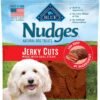 Blue Buffalo Nudges Jerky Cuts Dog Treats, Made in the USA with Natural Ingredients, Steak, 16-oz Bag