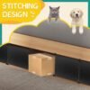 21 Pack Under Bed & Couch Blocker for Pets and Toys - 249" Length, 11.8" Height for One Side of Queen Bed | Includes Sticky Tape, Connectors & Zip Ties - Black - Image 6
