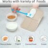 MateeyLife 2PCS Large Lick Mat for Dogs with Suction Cups, Slow Feeder Dog Bowls, Dog Lick Mat for Anxiety Relief, Dog Toys to Keep Them Busy, Dog Enrichment Toys for Bathing, Cat Lick Pad for Boredom - Image 5