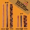 Beef Bully Stick: Odor-Free, Fully Digestible Beef Collagen Chews (9-12", 5 Count) - Natural, Grain-Free, Long-Lasting Collagen Bully Stick Substitute for All Dog Breeds - Image 5