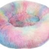 Small Dog Bed Pet Bed Cat Bed Donut Dog Bed Puppy Bed Cat Donut Kitten Beds Dog Sofa Dog Sofa Bed Small Cat Bed Pet Sofa Cute Dog Bed Donut Cat Bed Pet Bed Cat Small Pet Bed for 3Kg Pet - Image 4