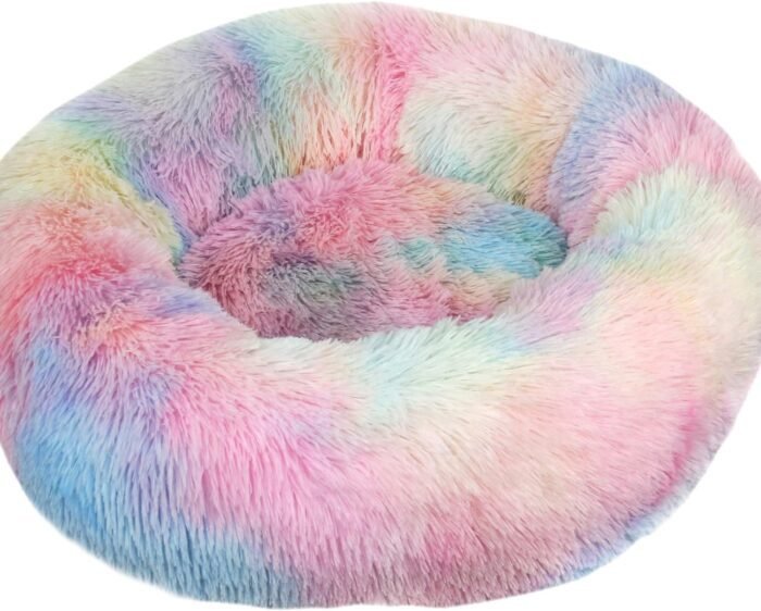 Small Dog Bed Pet Bed Cat Bed Donut Dog Bed Puppy Bed Cat Donut Kitten Beds Dog Sofa Dog Sofa Bed Small Cat Bed Pet Sofa Cute Dog Bed Donut Cat Bed Pet Bed Cat Small Pet Bed for 3Kg Pet