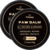 All-Natural Lick Safe Dog Paw Balm for Dogs & Cats | 2 Pack Dog Paw Pad Balm Paw Protector, Moisturizer & Soother for Dry Cracked Paws & Noses | Snout Soother for Dogs (1.23oz*2)