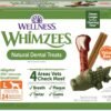 Wellness WHIMZEES Value Box Dog Dental Treats, Natural Chews, Large Size, (24 Count)