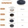Dog Bed Calming Dog Beds for Small Medium Large Dogs - Round Donut Washable Puppy Dog Bed, Anti-Slip Faux Fur Fluffy Donut Cuddle Anxiety Cat Pet Bed(28" Dark Grey)