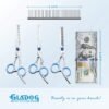 GLADOG Professional 5 in 1 Dog Grooming Scissors Set with Safety Round Tips, Sharp and Heavy-duty Pet Grooming Shears for Cats - Image 3