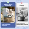 Saker Automatic Pet Water Fountain,2025 Upgraded Pet Water Fountain No Filter,Cat Water Dispenser Wireless Pour-Over,3L/106oz Ultra-Quiet Design,Pet Gravity Water Dispenser for Cat - Image 3