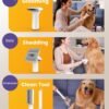 oneisall Dog Hair Vacuum & Dog Grooming Kit/Low Noise Dog Grooming Vacuum12kpa,Dog Vacuum for Shedding Grooming for Pet Hair&Home Cleaning - Image 6