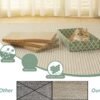 MECOOL Cat Scratching Board，3PC Scratch Pad with Box，Reversible Corrugated Scratcher Cardboard and Lounge Bed for Indoor Cats, Catnip - Image 5