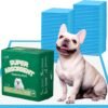 IMMCUTE Puppy Pee Pads 22"x23"-100 Count | Dog Pee Training Pads Super Absorbent & Leak-Proof | Disposable Pet Piddle and Potty Pads for Puppies | Dogs | Doggie| Cats | Rabbits