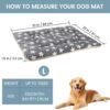 Dog Bed Dog mat Pet mat Dog Box mat Machine Washable Grey (33x23x1.5in)