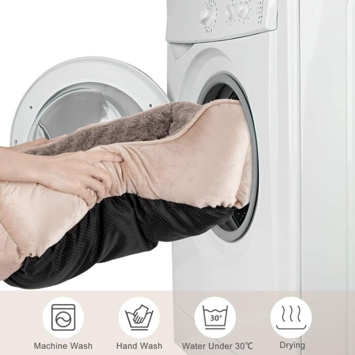 71DVxMygnL._AC_SL1500_.jpg JOEJOY Rectangle Dog Bed for Large Medium Small Dogs Machine Washable Sleeping Sofa Non-Slip Bottom Breathable Soft Puppy Bed Durable Orthopedic Calming Pet Cuddler, Multiple Size, Beige