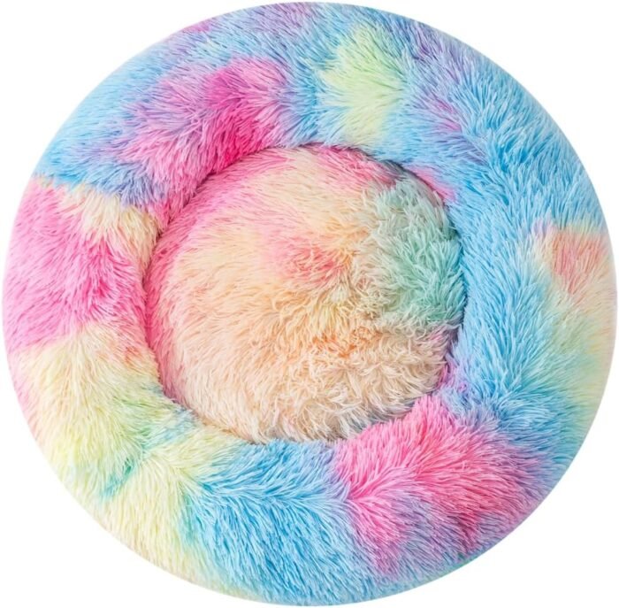 Small Dog Bed Pet Bed Cat Bed Donut Dog Bed Puppy Bed Cat Donut Kitten Beds Dog Sofa Dog Sofa Bed Small Cat Bed Pet Sofa Cute Dog Bed Donut Cat Bed Pet Bed Cat Small Pet Bed for 3Kg Pet