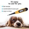 iProven Dog & Cat Thermometer for Accurate Fever Detection, Comfortable Flexible Tip, Waterproof Pet Thermometer, Fast Readings in 20 sec, Whelping and Veterinary Supply, DTK-117Y - Image 2