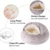 Dog Beds for Small Dogs, Cat Bed Cave, Washable Cute Cat Bed, Cozy Nook Pet Bed for Dogs or Cats, Anti-Slip Puppy Bed Fits up to 12 lbs Pets(Coffee, 20" x 20")
