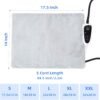 pettycare Pet Heating Pad for Dog Cat, Electric Heating with Steel-Wrapped Cord, 25-Level Timer & 11-Level Temperature Indoor Warming Pads Easy Clean for Puppy Cat Dog S 17.4x14inch - Image 7