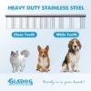 GLADOG Professional 5 in 1 Dog Grooming Scissors Set with Safety Round Tips, Sharp and Heavy-duty Pet Grooming Shears for Cats - Image 4