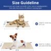 NICREW Pet Heating Pad for Dogs and Cats, Heated Cat Bed with Steel-Wrapped Cord and Soft Fleece Cover, 17.7 x 15.7 Inches, 30 Watts - Image 4