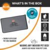 K&H Pet Products Pet Bed Warmer, Turn Any Pet Bed Into a Heated Cat or Dog Bed, Waterproof Indoor Heated Warming Pad Insert, Automatic Temperature, Safety Listed - Extra-Large 26.5 X 16.75in Gray