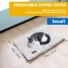 Self Warming Cat Bed Self Heating Cat Dog Mat 24 x 18 inch Extra Warm Thermal Pet Pad for Indoor Outdoor Pets with Removable Cover Non-Slip Bottom Washable Non Electric - Image 5