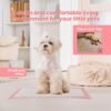 Pet Toilet Training Pads 100Count Disposable Puppy Pee Pads 18" x 13" for Dogs, Ultra Absorbent|Quick Dry|Leak-Proof Pet Potty Pads for Dog, Cat, Rabbits and Guinea Pigs (Pink) - Image 5