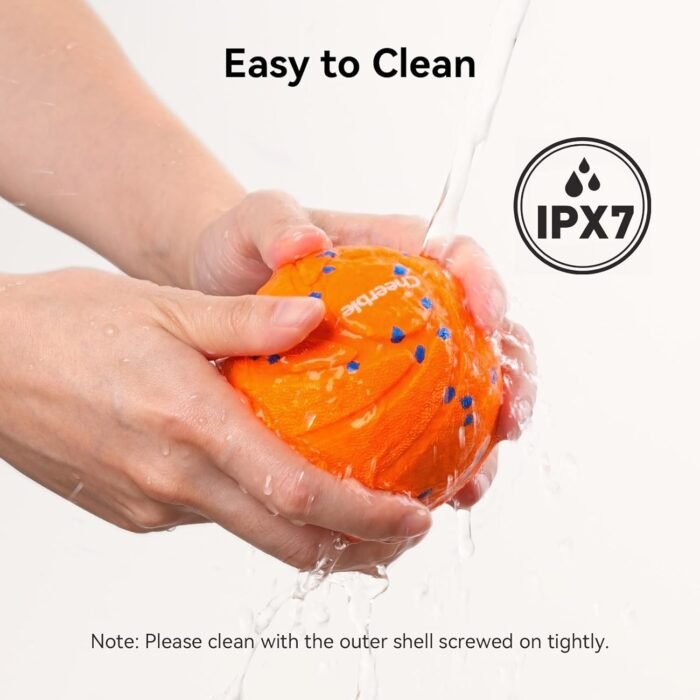 【New Material】Cheerble Smart Interactive Dog Toy, Wicked Ball AIR, Automatic Moving, Bouncing, and Rotating Ball, E-TPU Material, IPX7 Waterproof Rating, Active Rolling Ball for Medium and Large Dogs