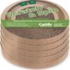 Best Pet Supplies Cat Scratcher Replacement Pads - Cardboard Cat Scratcher Pad, Relieves Stress, Supports Pet Behaviors, 5 Count - Image 2