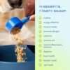 Native Pet Dog Vitamins & Supplements - 60 Scoops - 11-in-1 Multivitamin for Dogs with 21 Supplements & Vitamins – Nutritious Food Topper Powder - Pet Health & Puppy Essentials - 60 Scoops - Image 2