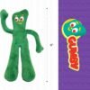 Multipet Gumby Dog Plush Toy - Squeaky Toy for All Dogs - Extra Soft Plush w/ Flexible Legs & Arms - Stuffed Animal for Cuddling & Playing - Cute Dog Pet Toy (9", Green) - Image 5