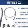 Waterpik Pet Wand Pro Dog Shower Attachment for Fast and Easy Dog Bathing and Cleaning, Indoor and Outdoor Sprayer Includes 8-Foot Flex Hose, Blue/Grey, PPR-252E - Image 6