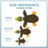 Best Pet Supplies 2-in-1 Stuffless Squeaky Dog Toys with Soft, Durable Fabric for Small, Medium, and Large Pets, No Stuffing for Indoor Play, Supports Active Biting and Play - 1Wild Duck, Small - Image 5