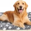 Dog Bed Dog mat Pet mat Dog Box mat Machine Washable Grey (33x23x1.5in)