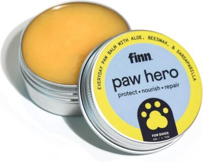 Finn Paw Hero | Natural Revitalizing Dog Paw Balm | Protect, Nourish & Repair from Wear, Damage & Dryness - 1.75 oz