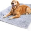 Vonabem Large Dog Bed Crate Pad 36 inch, Washable Pet Crate Beds Large Medium Small Sized Dogs, Deluxe Plush Anti-Slip Dog Mats for Sleeping, Soft Kennel Pad 35 * 23 inch Grey - Image 7