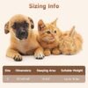 Dog & Cat Bed 2 Pack, 20'' Cat Beds for Indoor Cats, Calming Donut Bed for Puppy and Kitten, Washable Round Fluffy Pet Bed for Small Medium Dogs and Cats (Grey&White) - Image 3