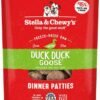 Stella & Chewy's Freeze Dried Raw Dinner Patties – Grain Free Dog Food, Protein Rich Duck Duck Goose Recipe – 25 oz Bag