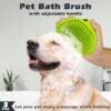 Comotech 3PCS Cat Grooming Kit | Cat Brush | Cat Brushes for indoor Cats | Cat Nail Clipper | Cat Nail Trimmer | Cat Bath Brush | Cat Brush for Shedding - Premium Cat Supplies (Green) - Image 5