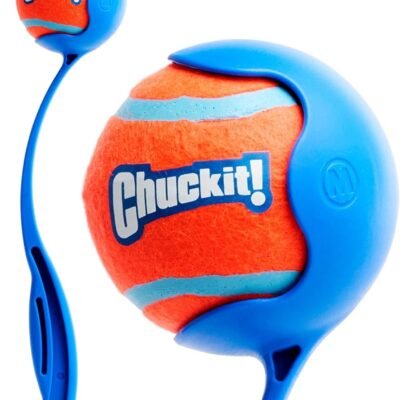 Chuckit! Dog Ball Launcher - Sport 12" with Medium (2.5"), Dog Fetch Ball Thrower, For Dogs 20-60 Pounds, Made in USA