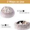 Dog Beds for Small Dogs, Cat Bed Cave, Washable Cute Cat Bed, Cozy Nook Pet Bed for Dogs or Cats, Anti-Slip Puppy Bed Fits up to 12 lbs Pets(Coffee, 20" x 20")