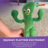 Multipet Gumby Dog Plush Toy - Squeaky Toy for All Dogs - Extra Soft Plush w/ Flexible Legs & Arms - Stuffed Animal for Cuddling & Playing - Cute Dog Pet Toy (9", Green) - Image 4