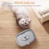 Cat Water Fountain Stainless Steel: 3.2L/108oz Pet Foundatin Water Bowl for Cats Inside Automatic Dog Drinking Dispenser Dish Animal Feeding & Watering Supplies Waterfall with 1 Replacement Filter - Image 7
