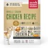 The Honest Kitchen Human Grade Dehydrated Whole Grain Dog Food – Complete Meal or Topper – Chicken 10 lb (makes 40 lbs)