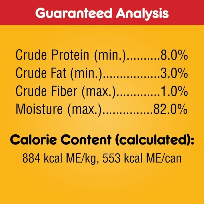 PEDIGREE CHOICE CUTS IN GRAVY Adult Canned Soft Wet Dog Food with Beef, 22 oz. Cans (Pack of 12)