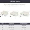 Bedsure Cute Couch for Pets - Fluffy Cat Sofa with Premium Soft Corduroy Fleece, Fuzzy Couch Bed with Removable Washable Cover, Supportive Cat Chair for Indoor Cats, 24inch, Cream - Image 6