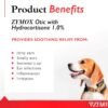 Zymox Otic Enzymatic Solution for Dogs and Cats to Soothe Ear Infections with 1% Hydrocortisone for Itch Relief, 1.25oz